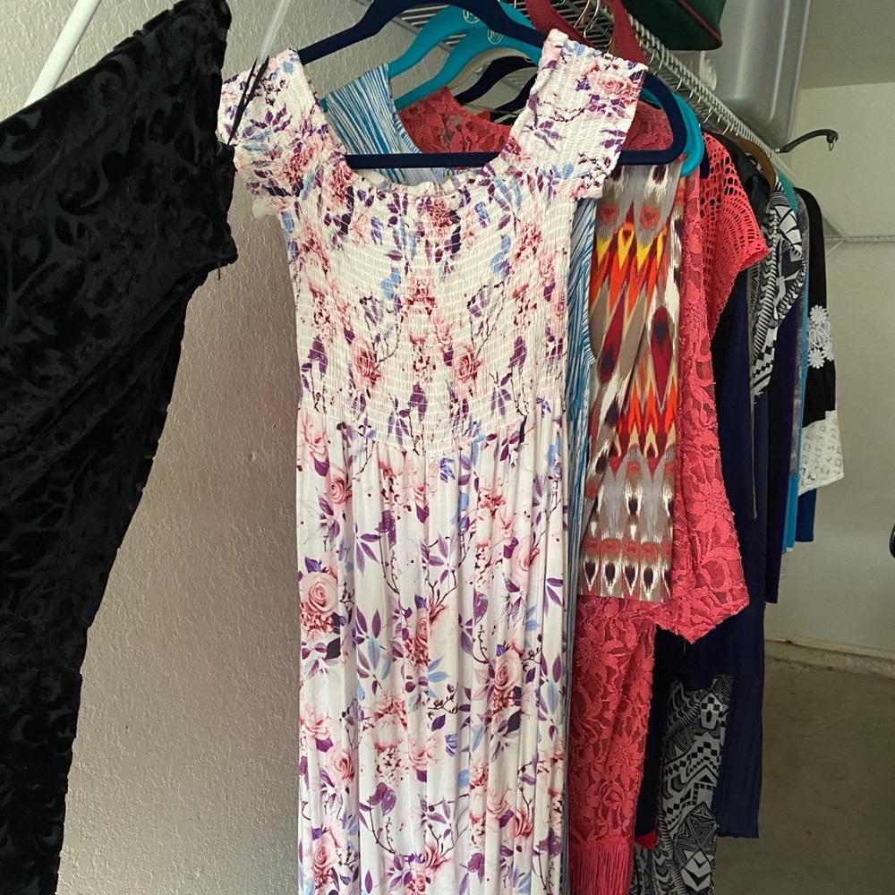 Long floral dress
